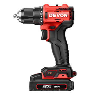 大有DEVON 輕量起子電鑽(鋰20V/無刷)(2.0Ahx2) 5210-LI-20TS